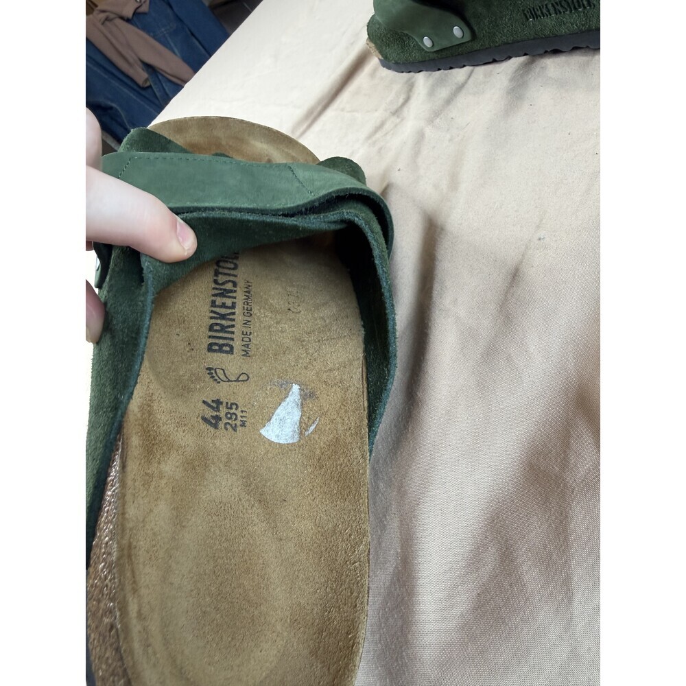 Birkenstock Kyoto Mountain View Green Nubuck Sandals Men's EU 44 US 11 - Picture 13 of 13